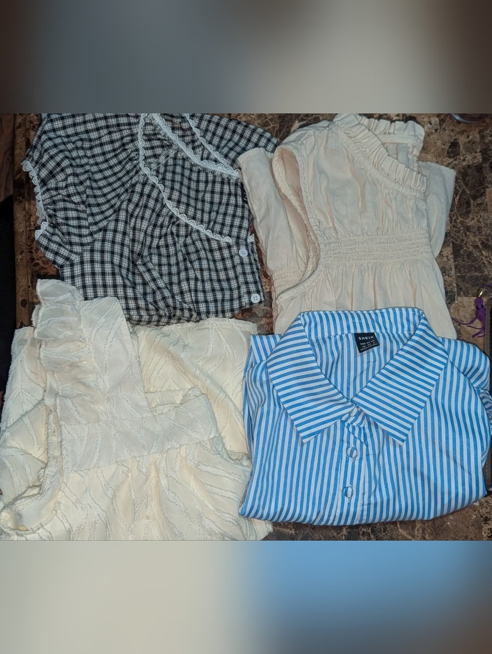 Lot Of 4 Dressy Tops
